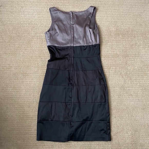 Purple and Black Satin Dress - Picture 2 of 2